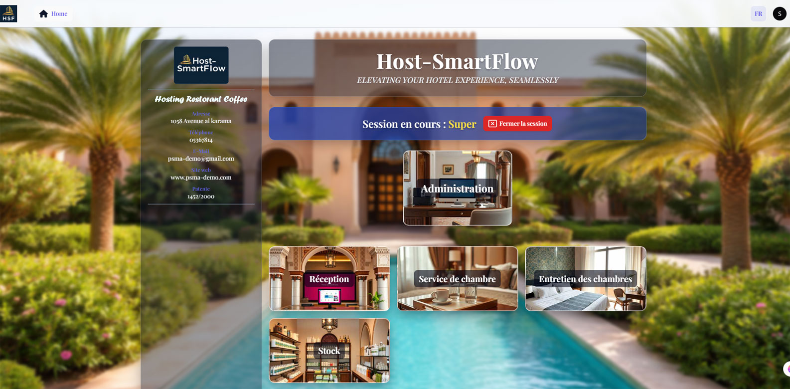 Host-Smart Flow -HSF-: Le Logiciel de Gestion Hôtelière Adapté au Marché Marocain